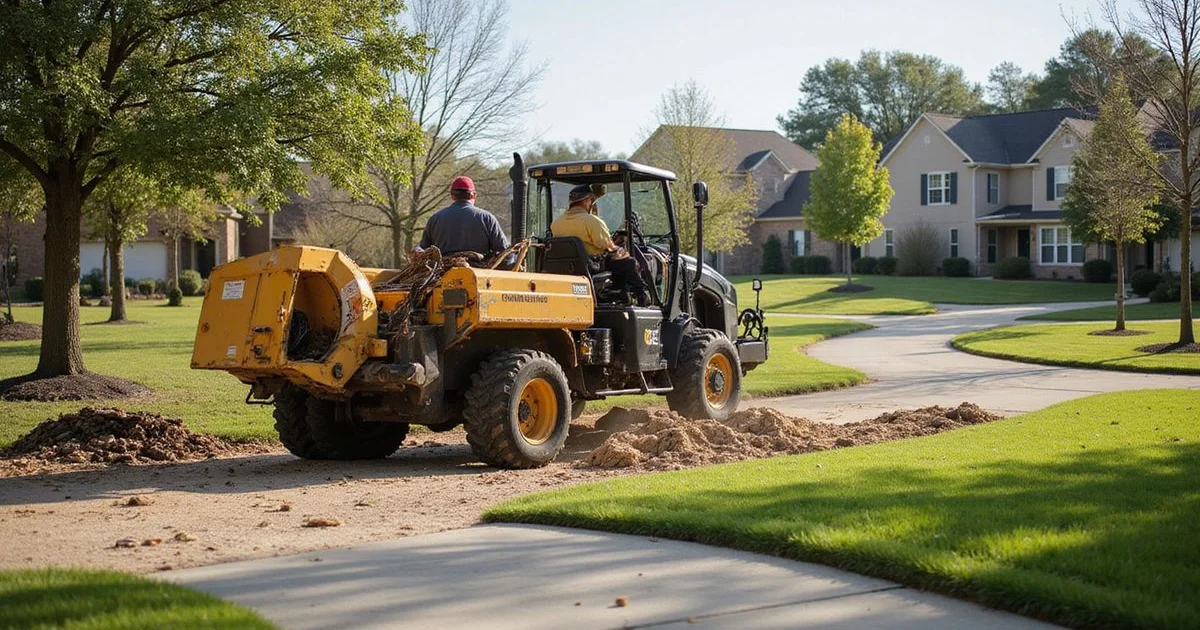 HOA Stump Grinding: A Guide for Austin Property Managers